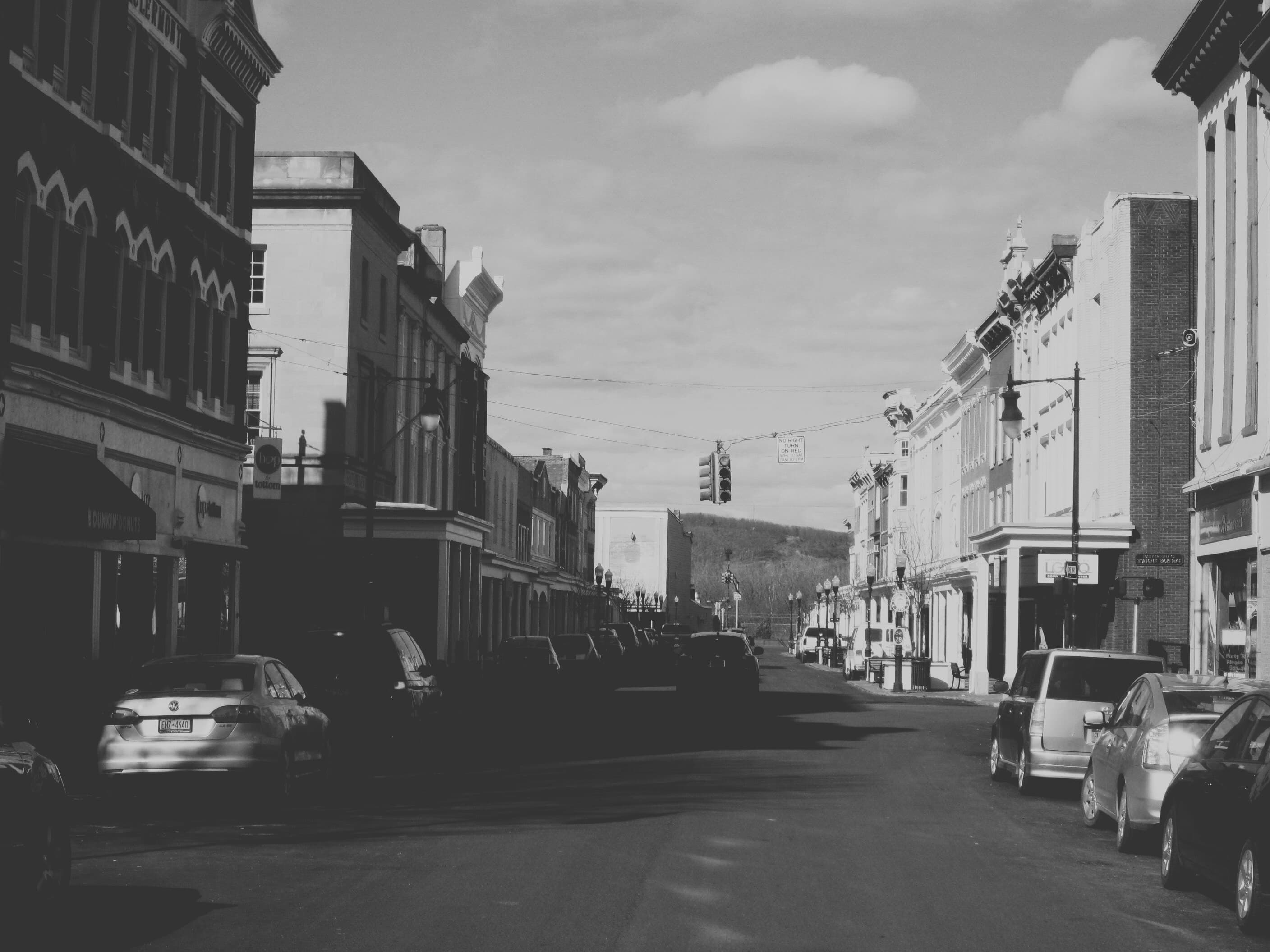 Historic Kingston street scene — downtown main street with classic architecture